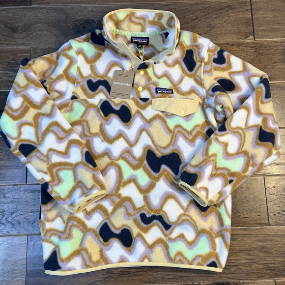 Patagonia Lightweight Synchilla Snap-T Pullover Sweater Women's XS Small Current - Picture 2 of 8